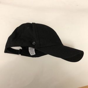 Zerogrand baseball cap black wool blend adjustable Excellent Condition